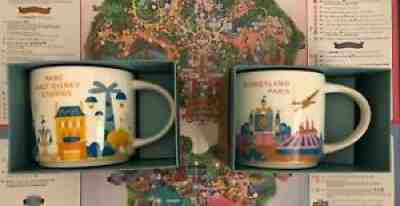 Disneyland Paris & Walt disney studio Mug Starbucks You Are Here Parc YAH Rare - Sold on eBay Aug 19, 2021 for $85.00