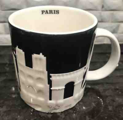 Starbucks PARIS Cup Mug City Relief Collection Black 3D Eiffel 2011 NEW 16 oz - Sold on eBay Aug 07, 2021 for $64.98