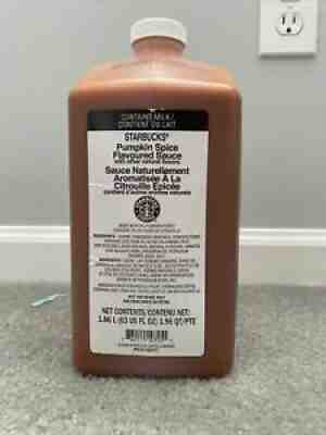 Starbucks Pumpkin Spice Syrup - Sold on eBay Sep 19, 2021 for $53.00