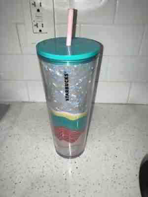 Starbucks Tumbler 2020 Pastel Wave Venti Spring 24OZ Matches Erin Condren Layers - Sold on eBay Sep 19, 2021 for $20.00