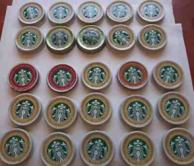25 Starbucks Metal Bottle Caps Arts And Crafts - Sold on eBay Sep 15, 2021 for $5.00