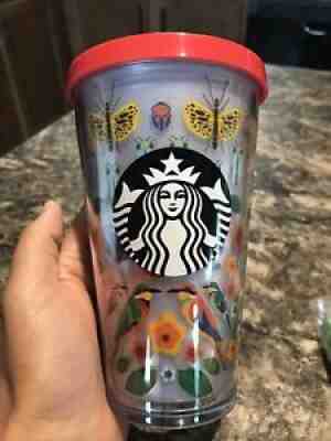 Starbucks Beetles Bugs Birds & Flowers Acrylic Cold Cup Grande 16 oz Tumbler - Sold on eBay Jul 10, 2021 for $25.00