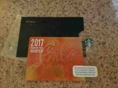 STARBUCKS Malaysia 2017 Year of the Rooster Gift Card w/Sleeve US Seller - Sold on eBay Jul 02, 2021 for $5.00