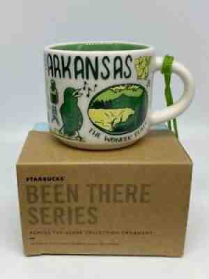 Starbucks Been There Across The Globe Arkansas State Ornament 2 oz Demi Cup - Sold on eBay Jul 14, 2021 for $24.99