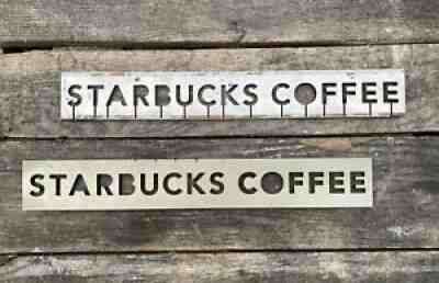 STARBUCKS Prototype Metal Sign Components, Design Development Artifacts - Sold on eBay Jul 28, 2021 for $25.00