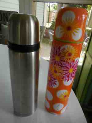 Starbucks Thermos Stainless Silver Bullet & Pylones Retro One For Him One Her - Sold on eBay Jul 26, 2021 for $7.99