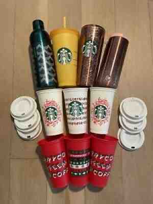 Lot of 10 Mixed Starbucks Tumblers Thermos Cups Holiday Color Changing - Sold on eBay Jun 23, 2021 for $7.50