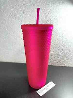 Starbucks Neon Pink Studded Tumbler Fall 2021 24oz Cold Cup BRAND NEW ~ IN HAND! - Sold on eBay Aug 27, 2021 for $59.95