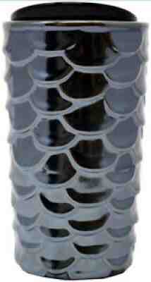 2017 STARBUCKS 10 Oz. CERAMIC Tumbler METALLIC IRIDESCENT FISH SCALES Brand New - Sold on eBay Aug 28, 2021 for $15.50