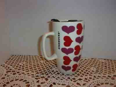 Starbucks 2020 16 oz.Coffee Cup with Hearts and Lid - Sold on eBay Aug 13, 2021 for $12.00