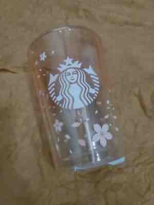 Starbucks Korea Cherry Blossom Double Wall Cold Cup Glass Tumbler 473ml Limited - Sold on eBay Sep 18, 2021 for $49.00