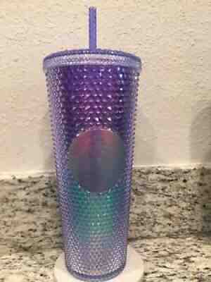 Starbucks Blue studded Ombre Bling Cold Cup Venti 24oz mermaid summer 21 - Sold on eBay Aug 01, 2021 for $50.00