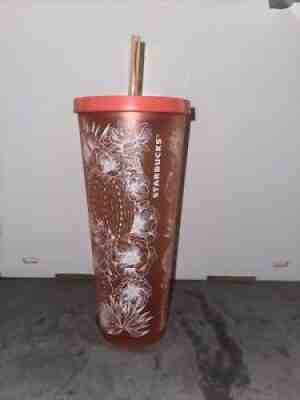 STARBUCKS 24 Oz. Acrylic VENTI Cold Cup Tumbler Pink Cactus Pattern - Sold on eBay Jul 01, 2021 for $76.00