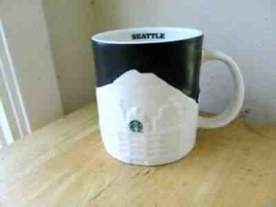 STARBUCKS 2012 SEATTLE CITY SKYLINE RELIEF ARCHITECTURE COLLECTORS SERIES MUG - Sold on eBay Sep 15, 2021 for $18.00