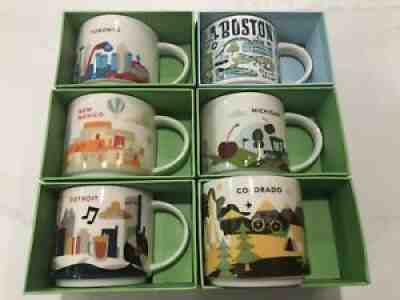 Starbucks You Are Here & Been There Series 14oz Coffee Mug Collection - Sold on eBay Jun 25, 2021 for $64.00