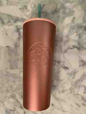NWT Starbucks Rose Gold 2020 Valentines Tumbler 24oz Stainless Steel - Sold on eBay Sep 18, 2021 for $49.00