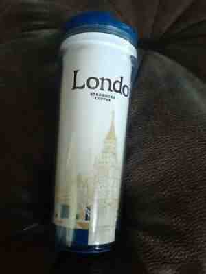 Starbucks London Travel Tumbler Coffee Cup, 2004 Global Icon Series, 12oz - Sold on eBay Aug 30, 2021 for $14.00