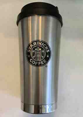 2010 16oz Starbucks Stainless Steel Tumbler Travel Coffee Cup Black Siren Logo - Sold on eBay Aug 15, 2021 for $18.00