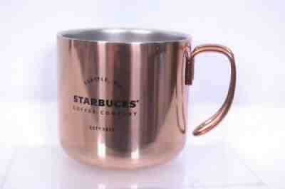 Starbucks Est 1971 Stainless Steel Copper Camping Coffee Mug Cup 2016 12 oz. - Sold on eBay Jun 24, 2021 for $15.99