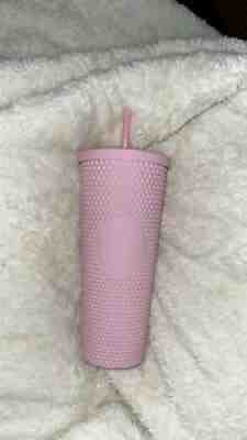Overseas Starbucks HTF tumbler soft pastel matte pink Studded - Sold on eBay Jul 07, 2021 for $200.00