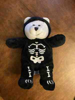 Starbucks Bearista Bear Plush 2004 35th Edition Halloween Black Skeleton - Sold on eBay Sep 19, 2021 for $15.45