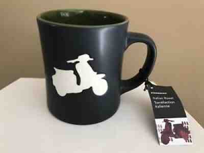 New STARBUCKS 2011 Etched VESPA SCOOTER MUG Black/Green Excuse glare in pictures - Sold on eBay Jul 10, 2021 for $16.99