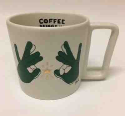 Starbucks Mug Coffee Brings Us Together By Deaf Artist Jena Floyd~12 oz. - Sold on eBay Jul 19, 2021 for $12.00