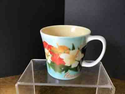 Starbucks Hawaii Hibiscus Flower Bone China 16 oz Coffee Mug, 2010 - Sold on eBay Aug 08, 2021 for $30.00