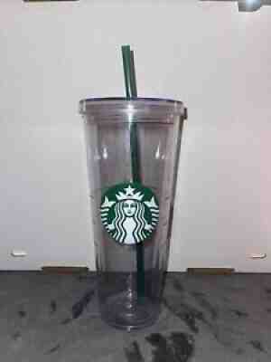 2012 STARBUCKS 24 Oz. Acrylic VENTI Cold Cup Tumbler CLEAR GREEN - Sold on eBay Jul 30, 2021 for $8.00
