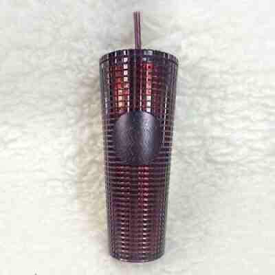 New Starbucks Holiday 2020 Berry Plum Studded Grid Disco Cold Cup Tumbler - Sold on eBay Sep 12, 2021 for $39.99