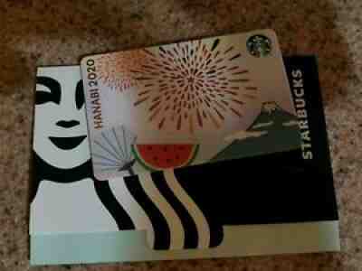 STARBUCKS Japan 2020 HANABI Gift Card 7th in an 8-Card Series US Sell - Sold on eBay Aug 03, 2021 for $6.25