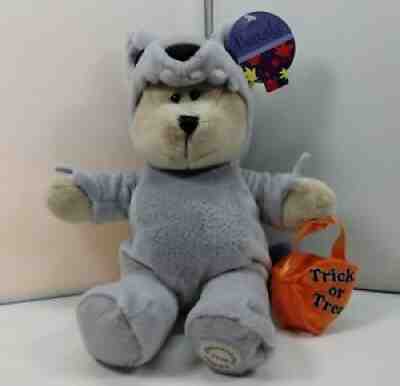 Starbucks Bearista Bear Trick or Treat Halloween Wolf 10" Plush 94th Ed. 2010 - Sold on eBay Sep 11, 2021 for $14.99