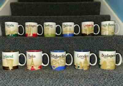 Lot of 11 Starbucks City Coffee Mugs 2010-12Â  - Sold on eBay Jul 14, 2021 for $53.10