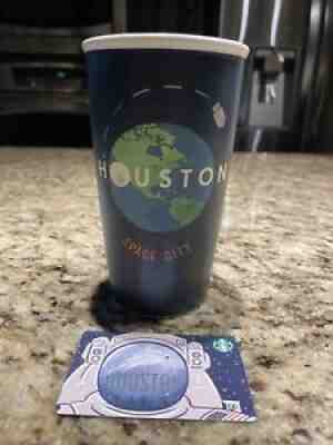 starbucks tumbler Space City Houston with reloadable card - Sold on eBay Aug 27, 2021 for $50.00