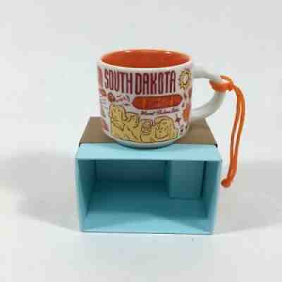 Starbucks Been There Series South Dakota 2oz Mug Ornament - Sold on eBay Aug 07, 2021 for $19.99