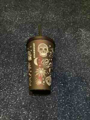 RARE Starbucks Halloween Collection 2019 Skull 16 Oz Tumbler Purple/Black - Sold on eBay Sep 19, 2021 for $190.50