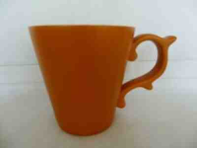 NEW! Starbucks 2012 TAZO 14 oz Orange Coffee Tea Cup Mug Rococo Scroll Handle - Sold on eBay Sep 15, 2021 for $26.99