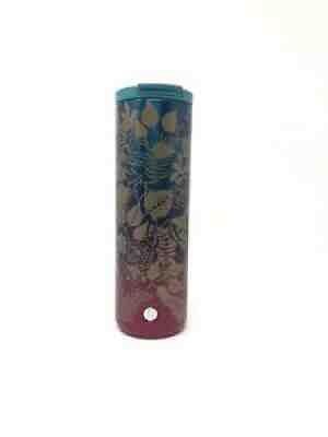 Starbucks Fall 2020 Hot Blue/Purple Roses 16oz Vacuum Insulated Tumbler 16 oz - Sold on eBay Sep 20, 2021 for $19.99