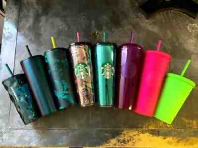 Starbucks 2021 Fall Collection Set of 8 Tumblers/Cups - Sold on eBay Sep 18, 2021 for $180.00