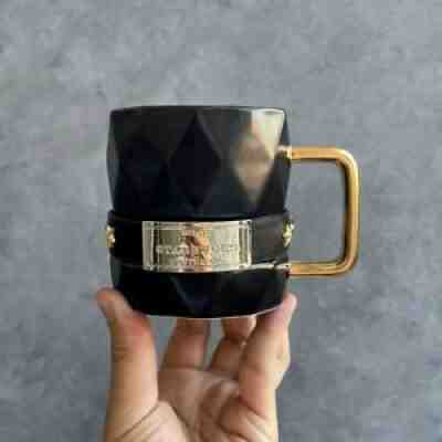 Starbucks Coffee Mug Classic Black Gold Faceted Fashion Leather Case Cup Ring - Sold on eBay Sep 16, 2021 for $28.49