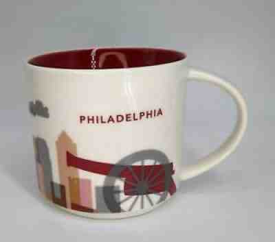 Starbucks Philadelphia You Are Here Collection 2013 Red Coffee Mug Cup - Sold on eBay Sep 20, 2021 for $10.50