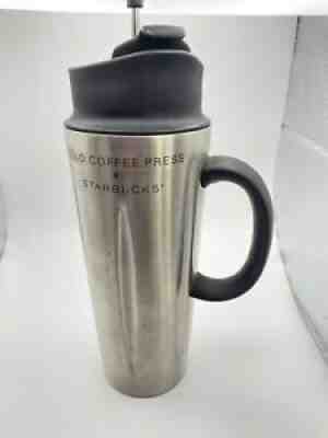 New Starbucks Stainless Steel French Press Travel Tumbler Mug Cup - Sold on eBay Aug 25, 2021 for $14.99