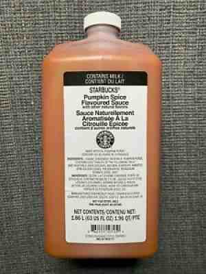 Starbucks Pumpkin Spice Sauce NEW! LIMITED TIME! BB 12/2021 - Sold on eBay Sep 16, 2021 for $54.99