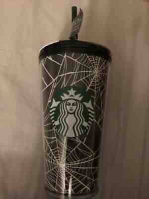 Starbucks Limited Edition Halloween 2021 Glow in the Dark Spider Webs Tumbler ð??¸ - Sold on eBay Sep 20, 2021 for $32.00