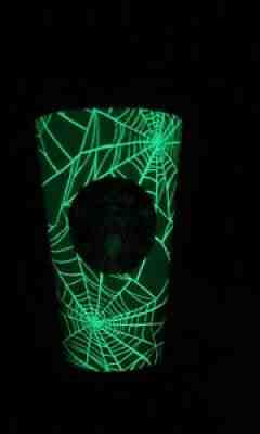 Starbucks Halloween 2021 Spider Web Glow in the Dark Tumbler 16oz - Sold on eBay Sep 20, 2021 for $39.99