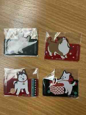 Starbucks 2020 China Christmas Cute Dog Series 8pcs Mini Card Set Pin Covered - Sold on eBay Aug 31, 2021 for $20.00