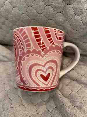 Starbucks 2005 Valentines Secret Admirer Hearts Ceramic 16 oz. Coffee Mug - Sold on eBay Jul 18, 2021 for $6.99