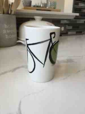 Starbucks 2015 Dot Collection Green Bicycle Bike 16 oz. Ceramic Coffee Mug Cup - Sold on eBay Aug 24, 2021 for $7.25