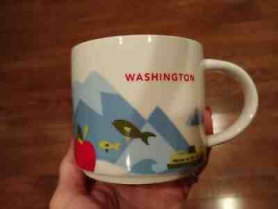 Starbucks 14 oz. Mug You Are Here Collection 2017 Washington State Ferry Fish - Sold on eBay Sep 18, 2021 for $13.01