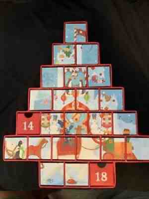Starbucks Christmas Tree Advent Calendar 2007 w/ Reversible Empty Drawers - Sold on eBay Aug 07, 2021 for $15.00